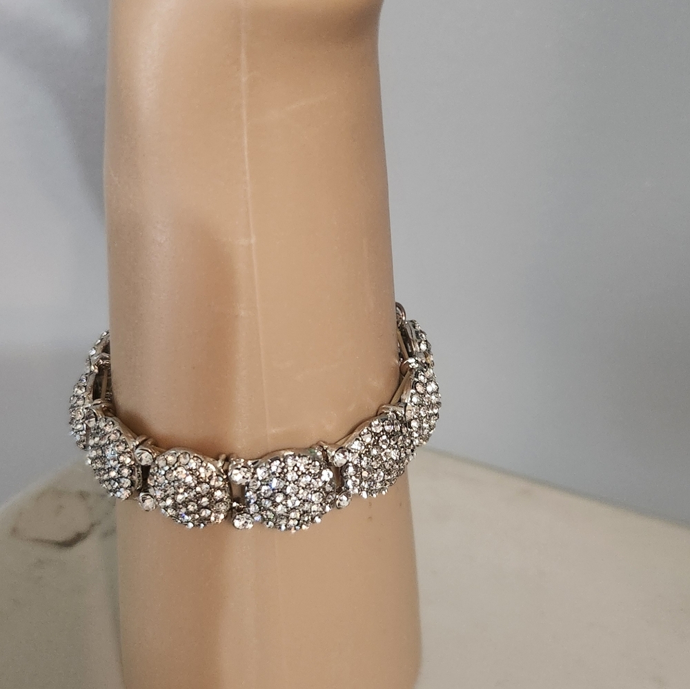 Silver Woven Mesh Bracelet